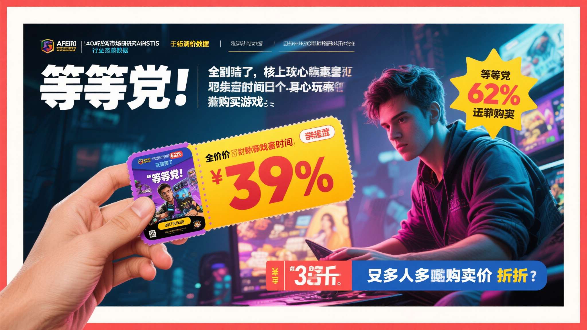 数据显示仅38%核心玩家还在购买原价游戏！都在等打折
